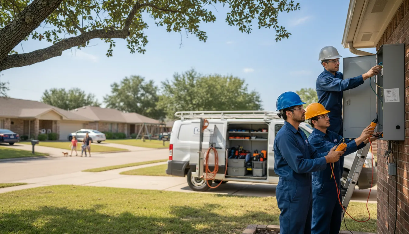 Certified electrician providing emergency electrical services in Terlton, OK